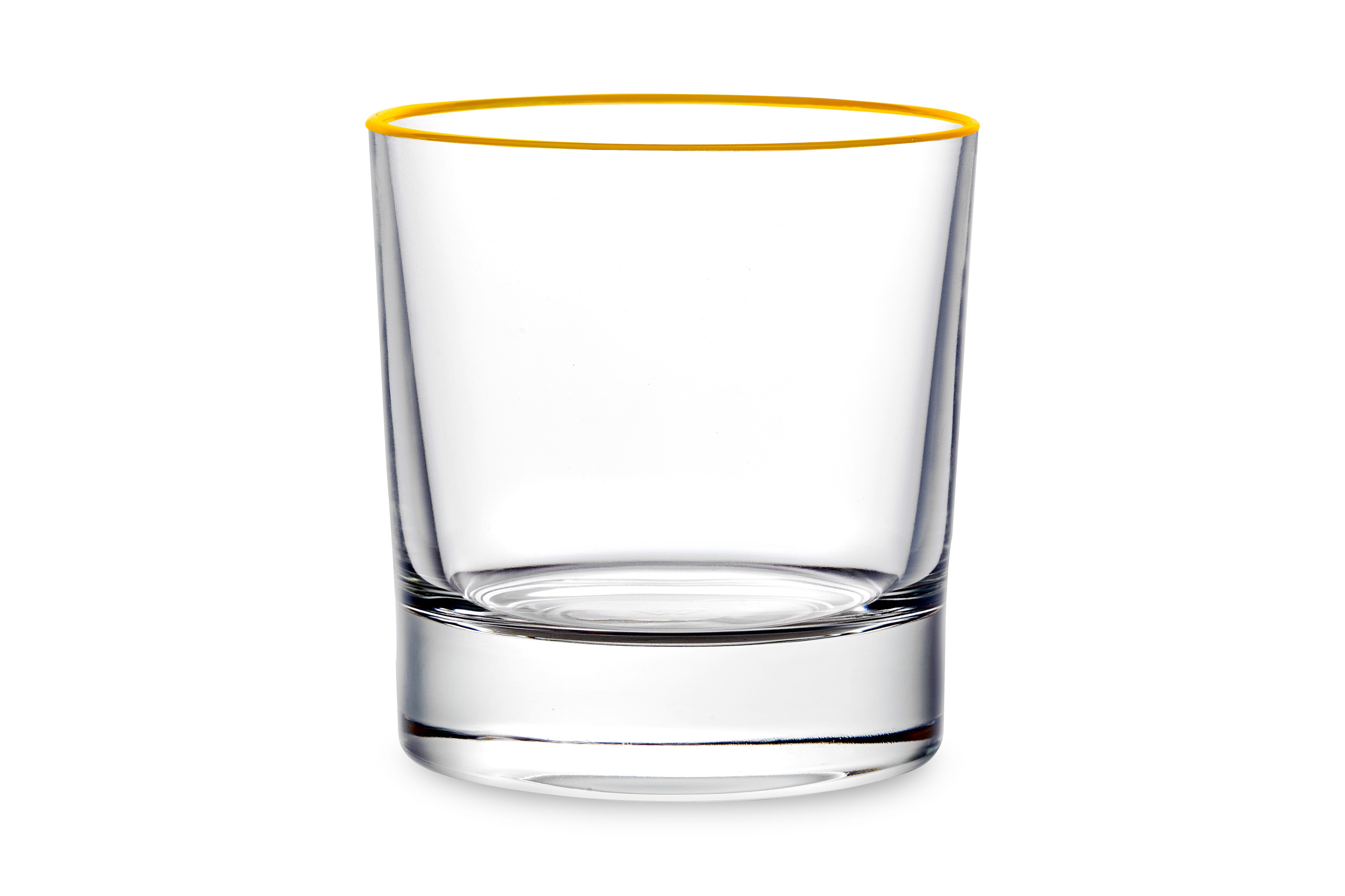 The Eclectic Whiskey Glasses - Executive Gift Set with 24k Gold Rim